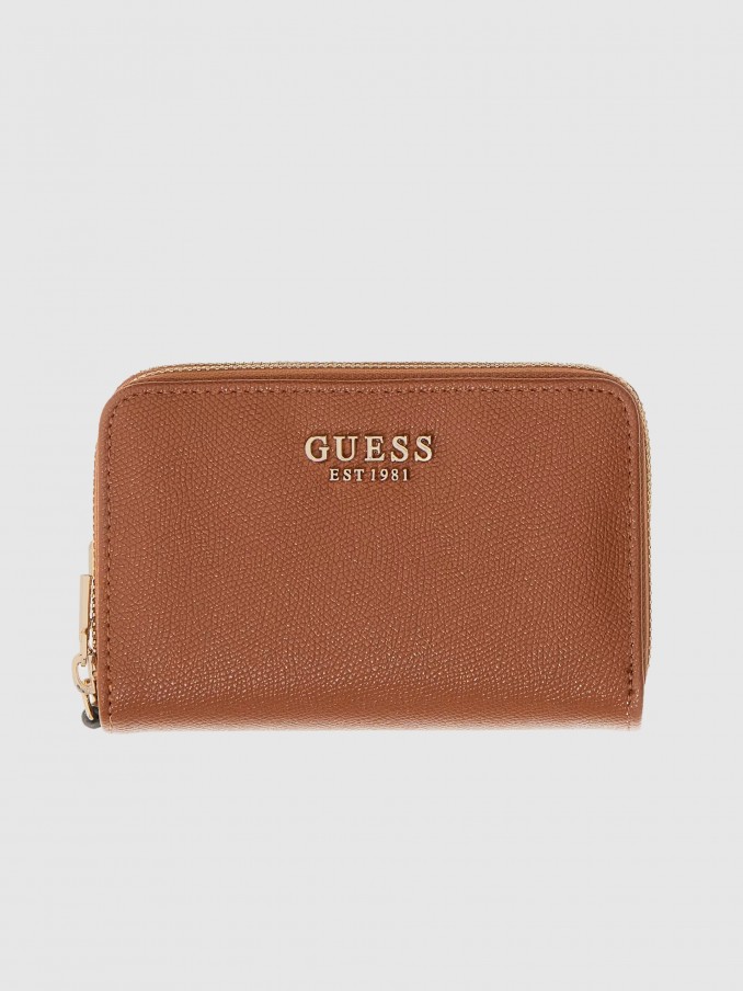Monedero Mujer Camello Guess