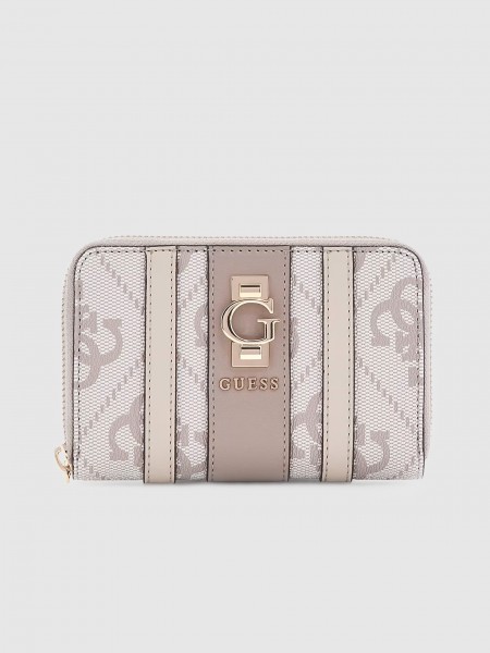 Monedero Mujer Crema Guess