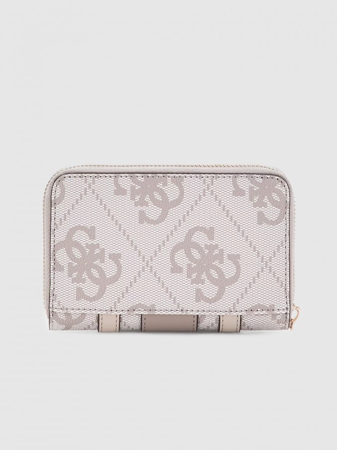 Monedero Mujer Crema Guess