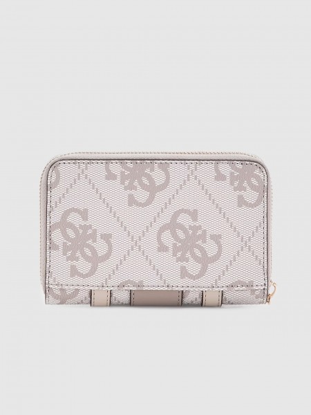 Monedero Mujer Crema Guess Monedero Mujer Crema Guess