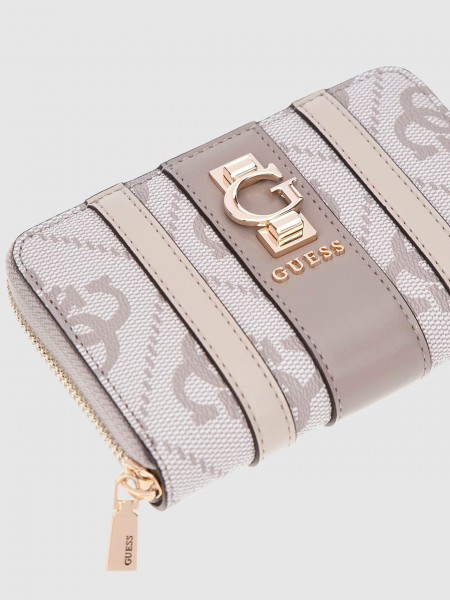 Monedero Mujer Crema Guess Monedero Mujer Crema Guess
