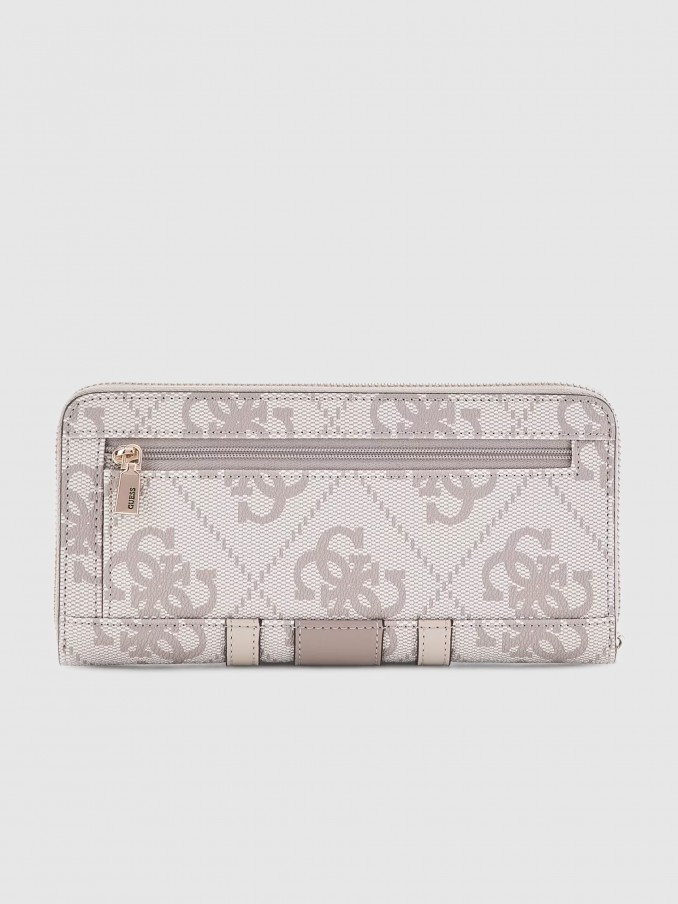 Monedero Mujer Crema Guess