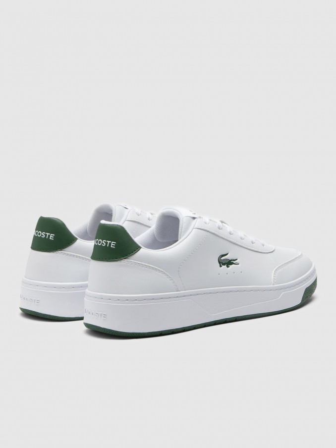 Tenis Hombre Blanco Lacoste