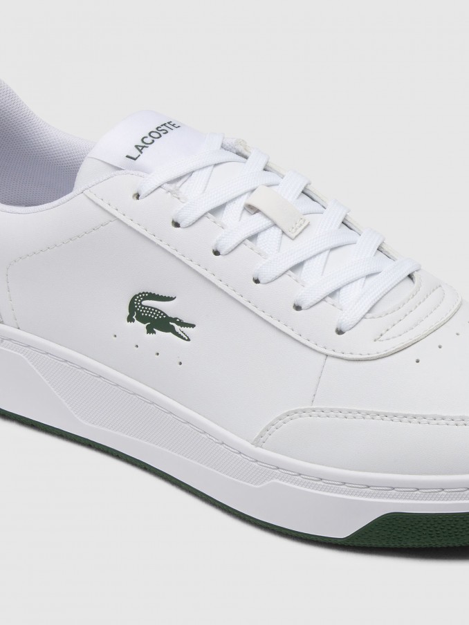 Tenis Hombre Blanco Lacoste
