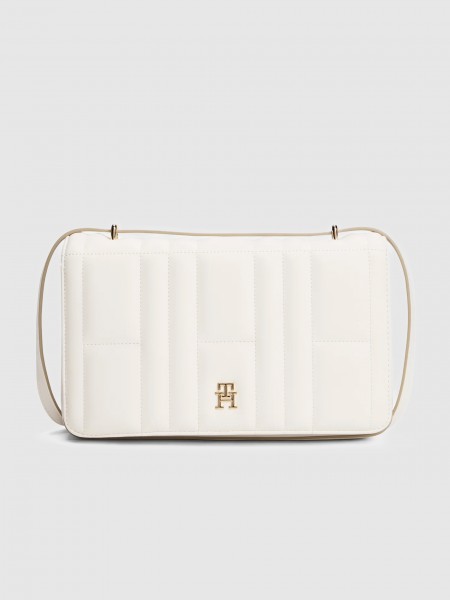Bolsos de Hombro Mujer Crema Tommy Jeans