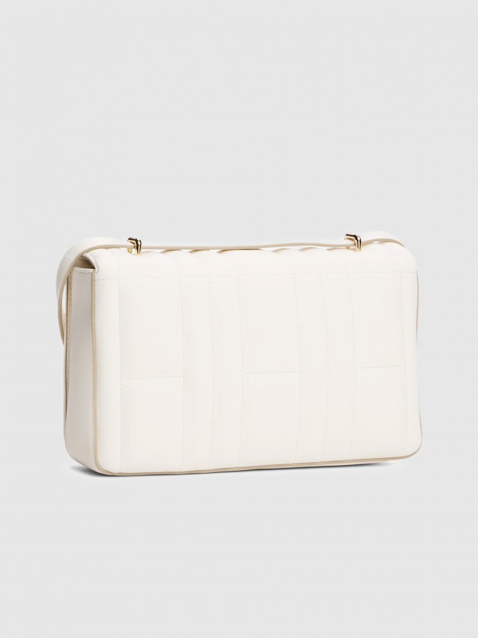 Bolsos de Hombro Mujer Crema Tommy Jeans