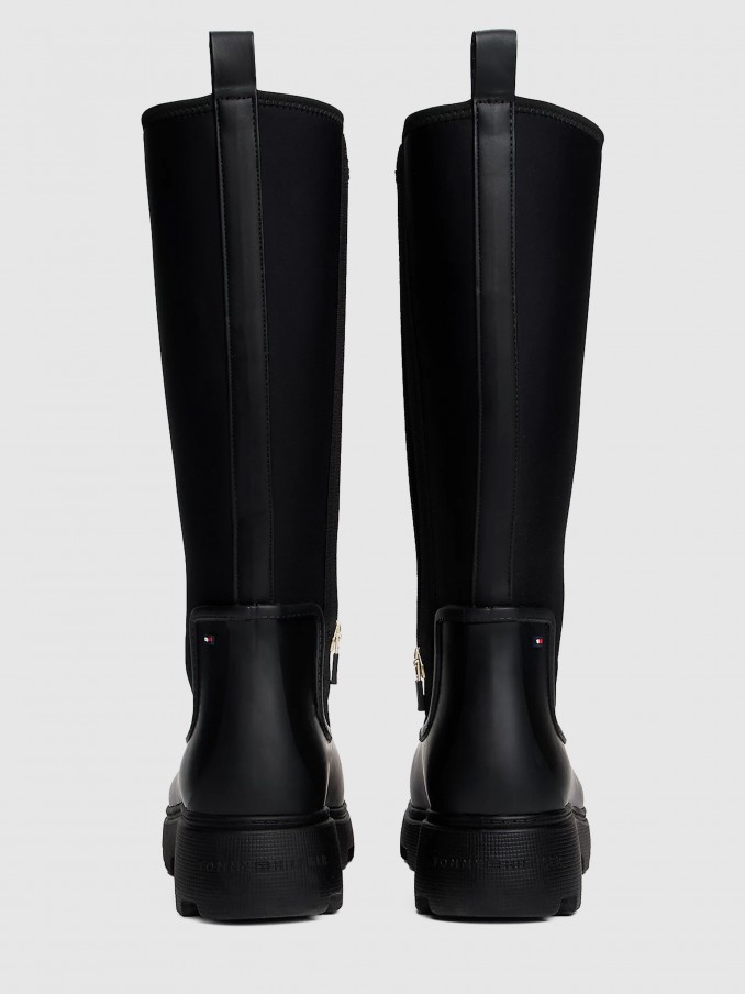 Botas Mujer Negro Tommy Jeans