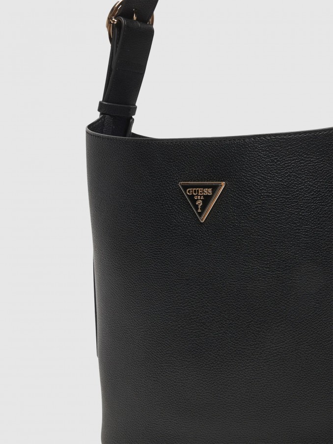 Bolsos de Hombro Mujer Negro Guess