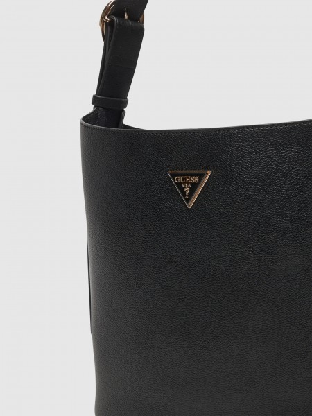 Bolsos de Hombro Mujer Negro Guess Bolsos de Hombro Mujer Negro Guess