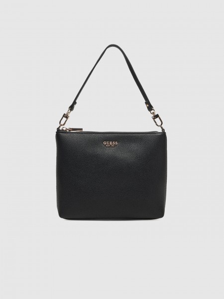 Bolsos de Hombro Mujer Negro Guess Bolsos de Hombro Mujer Negro Guess