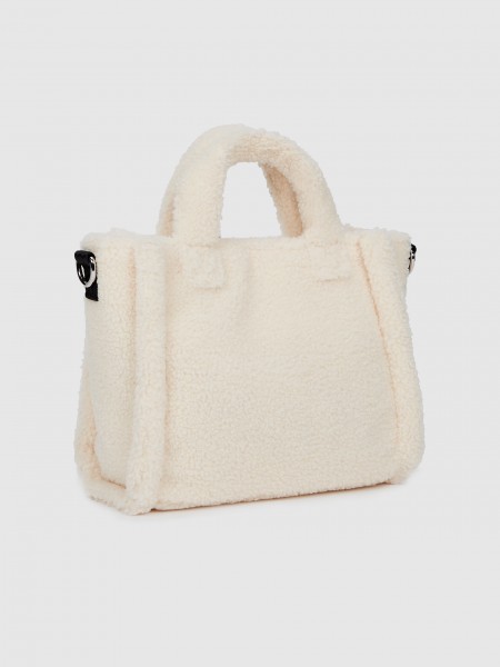 Bolsos de Mano Niña Crema Calvin Klein Bolsos de Mano Niña Crema Calvin Klein