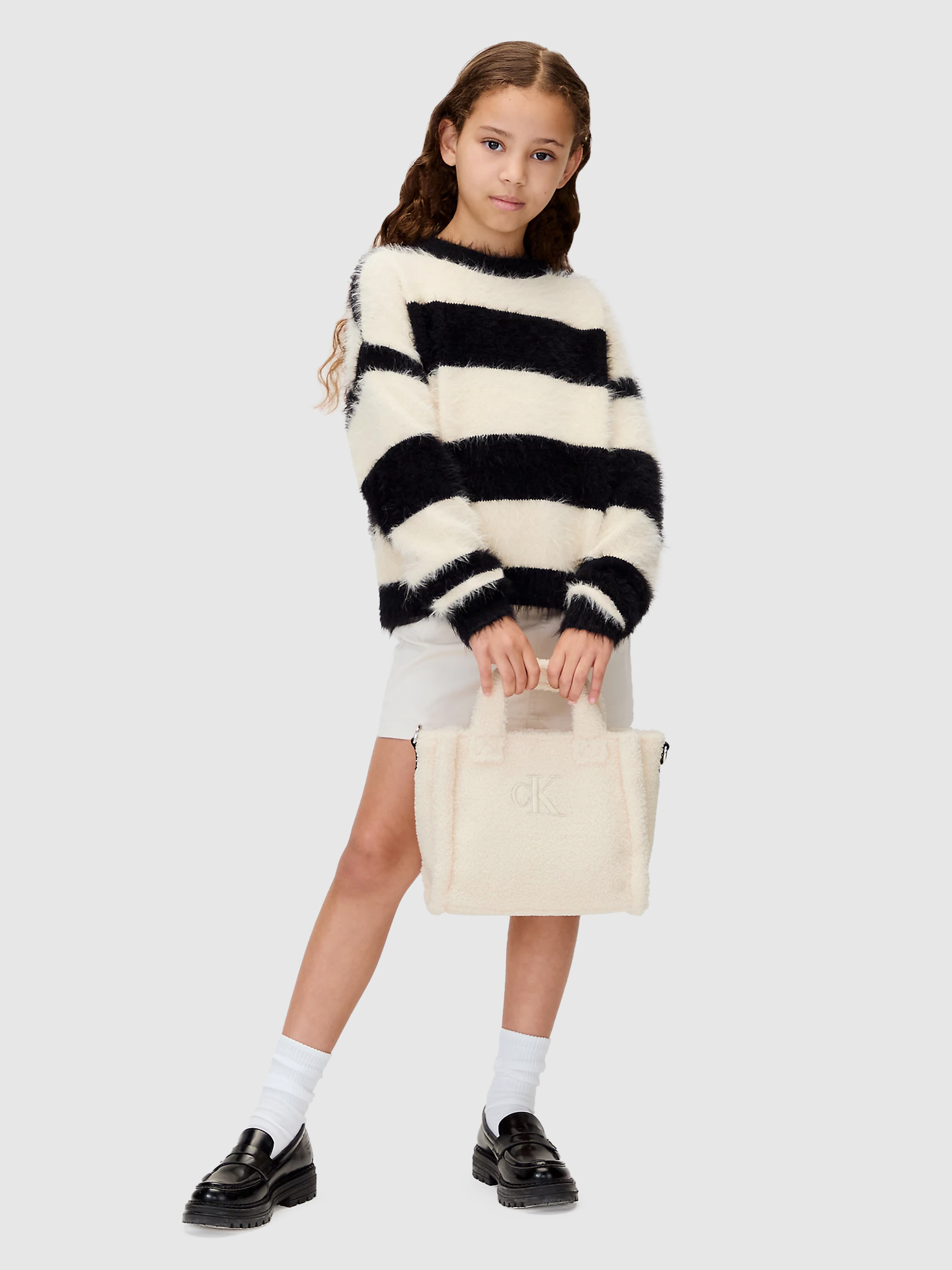 Bolsos de Mano Niña Crema Calvin Klein