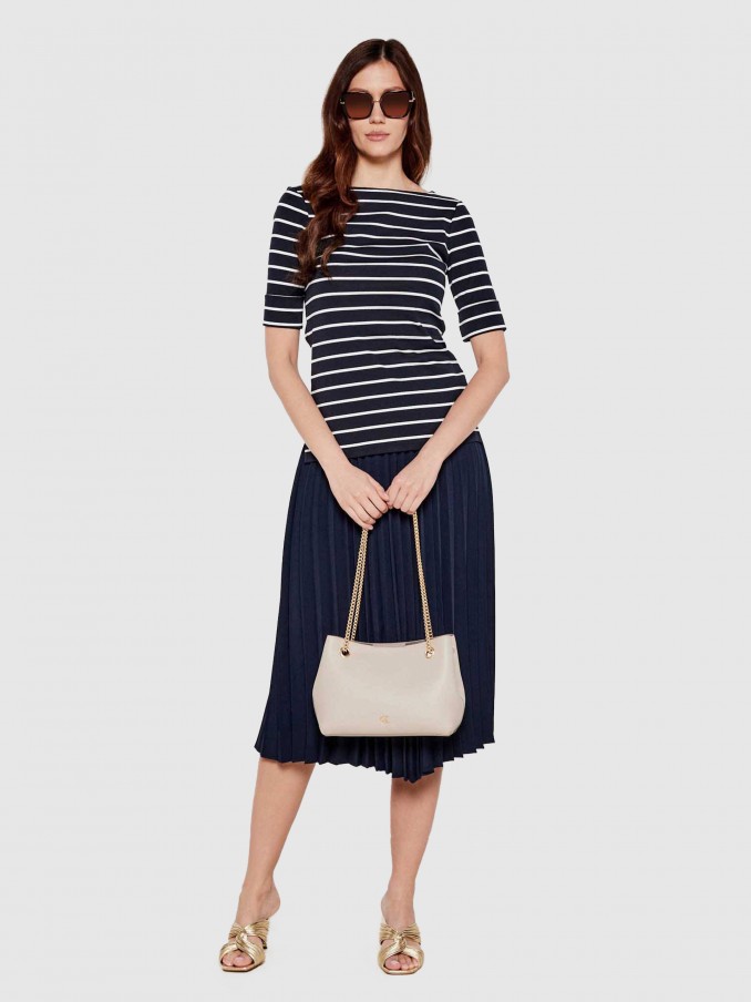 Shoulder Bags Woman Beige Calvin Klein