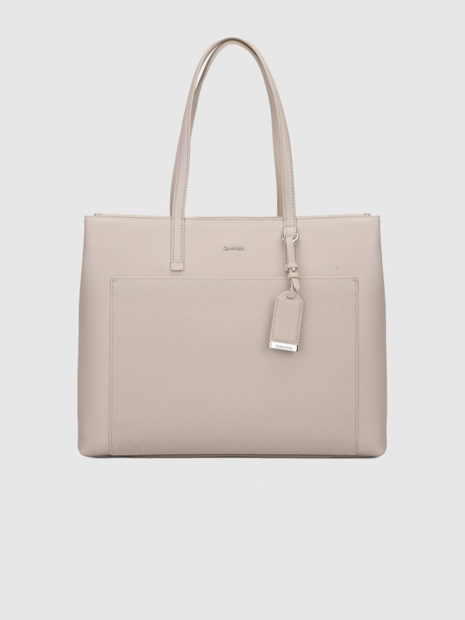 Shoppers Woman Beige Calvin Klein