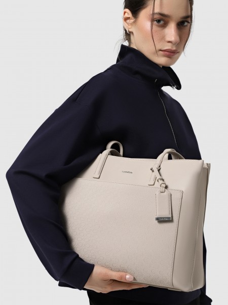 Shoppers Woman Beige Calvin Klein