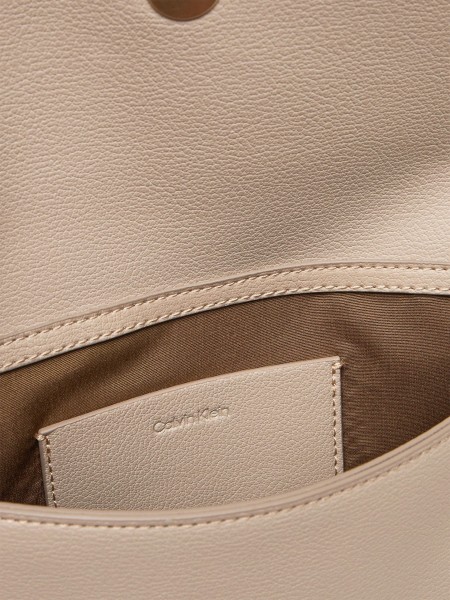 Shoulder Bags Woman Beige Calvin Klein