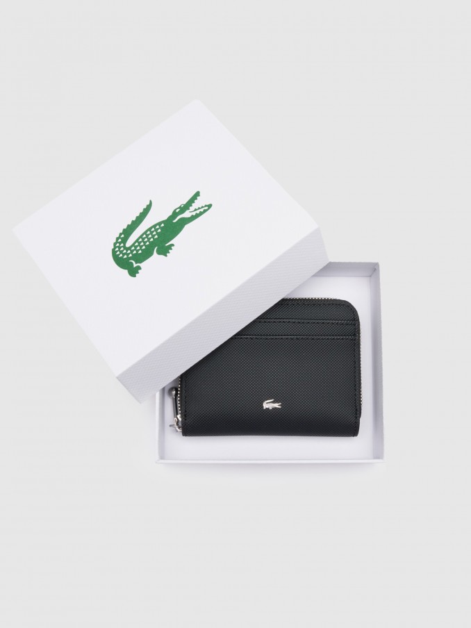 Wallet Woman Black Lacoste