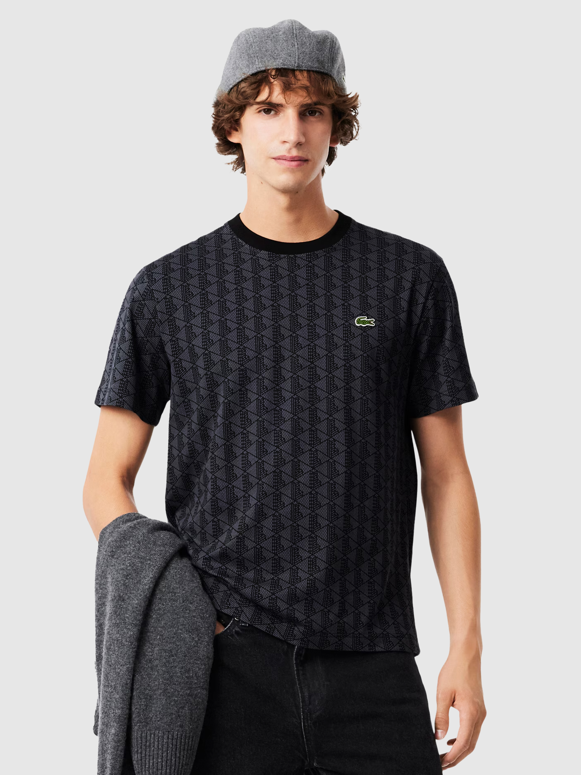 T-Shirt Man Grey Lacoste