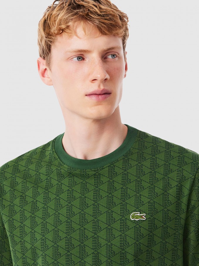 T-Shirt Man Green Lacoste