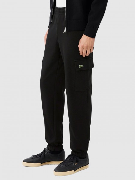Pants Man Black Lacoste