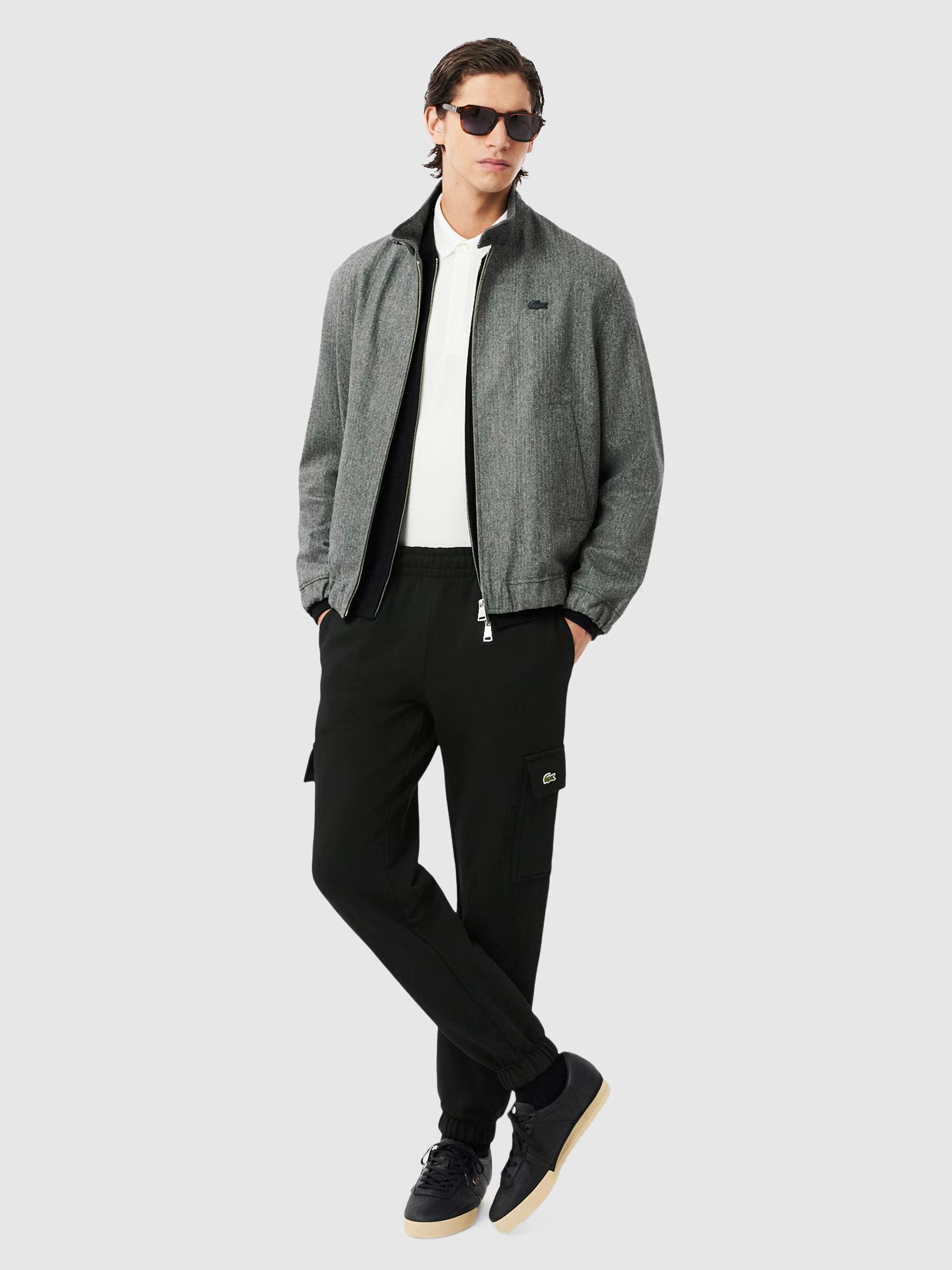 Pantalones Hombre Negro Lacoste