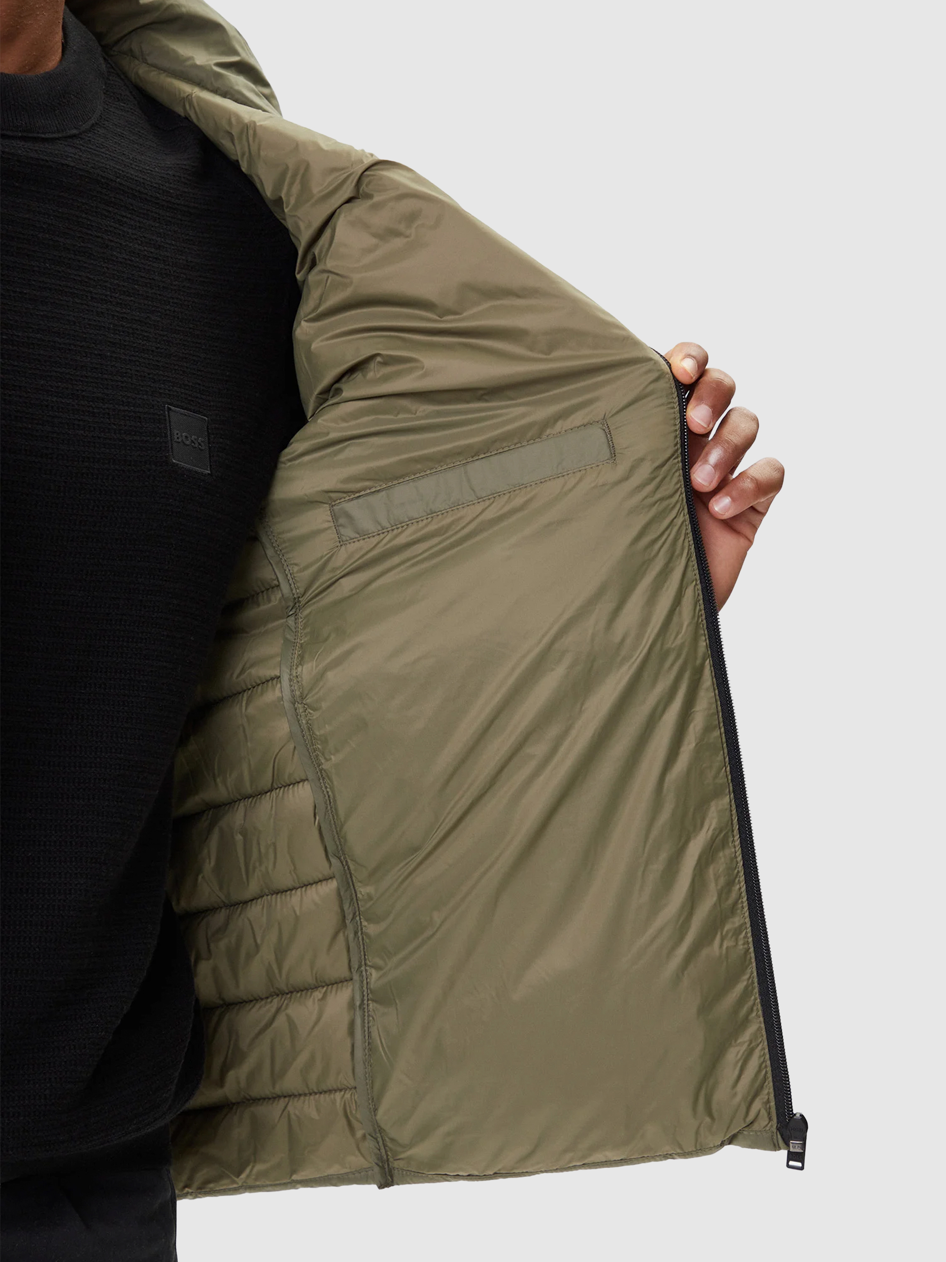 Jacket Man Green Boss Orange