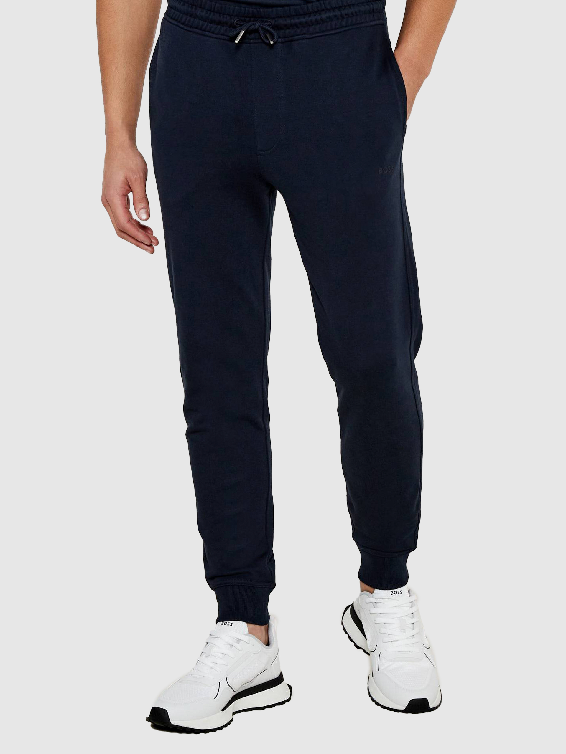 Pants Man Navy Blue Boss Orange