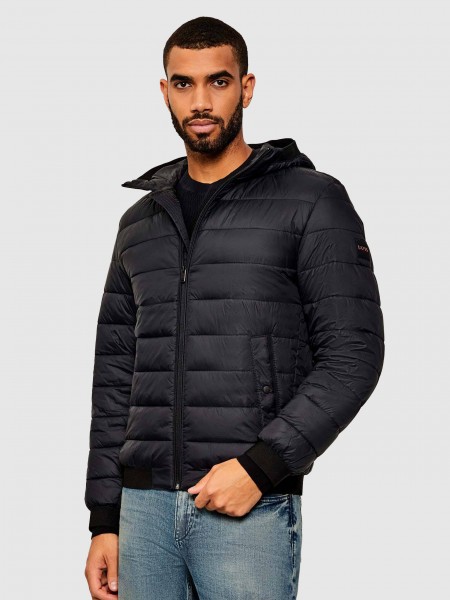 Chaqueta Hombre Negro Boss Orange