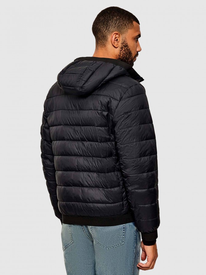 Jacket Man Black Boss Orange