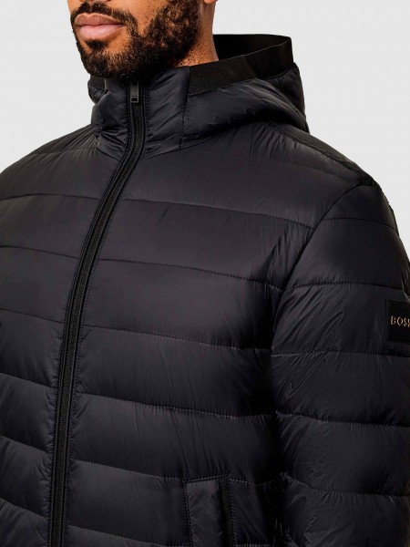 Chaqueta Hombre Negro Boss Orange