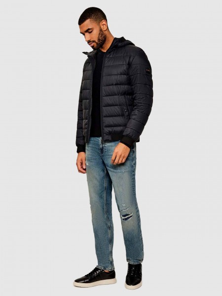 Chaqueta Hombre Negro Boss Orange