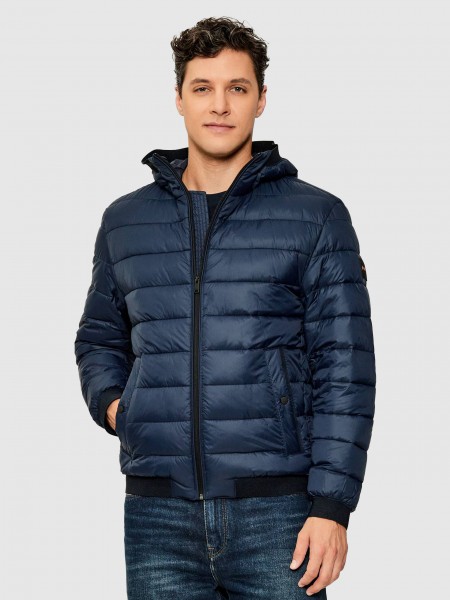 Chaqueta Hombre Azul Marino Boss Orange