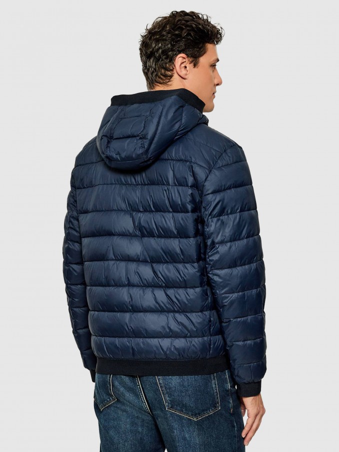 Jacket Man Navy Blue Boss Orange