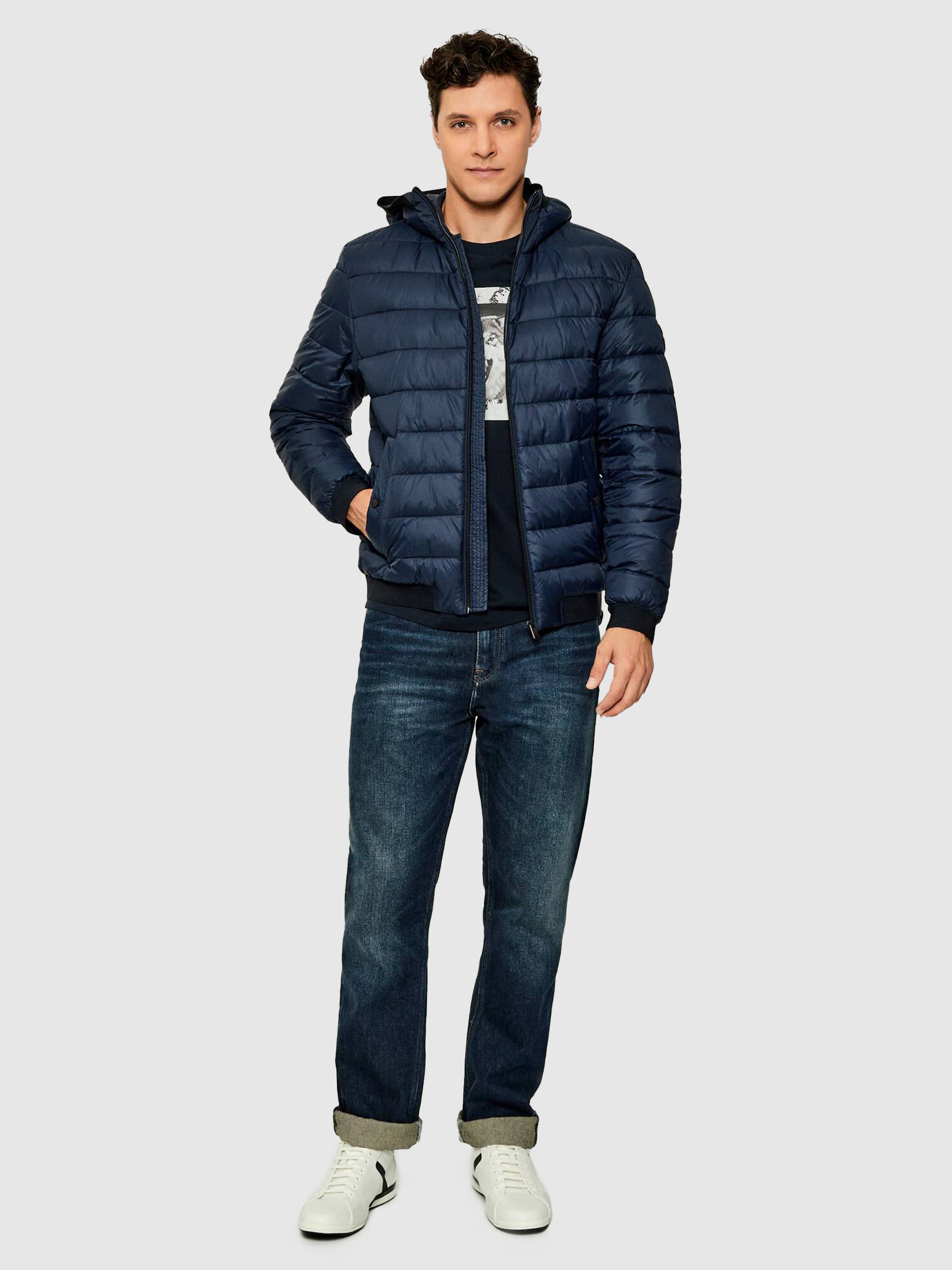 Chaqueta Hombre Azul Marino Boss Orange