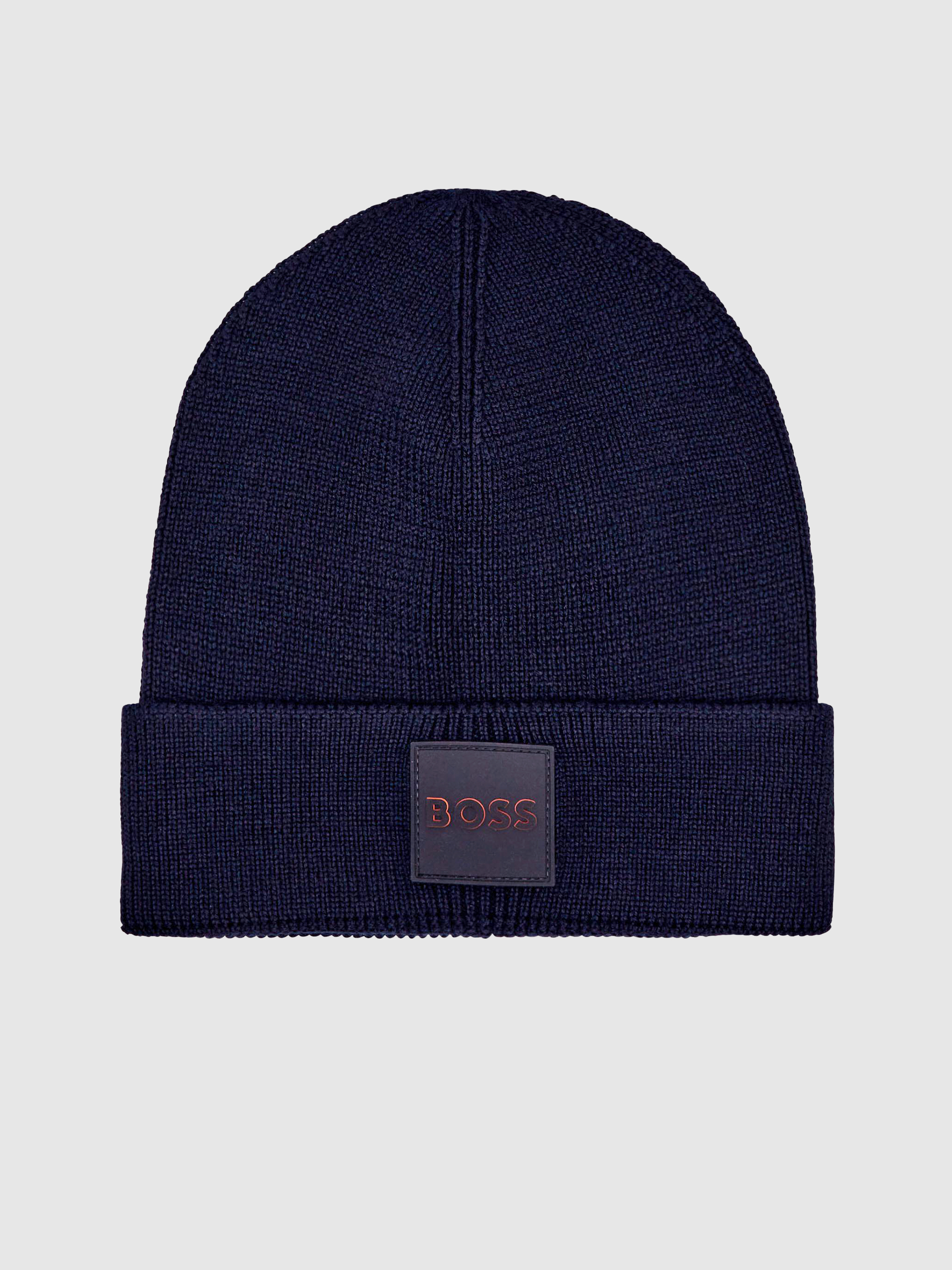 Gorro Hombre Azul Marino Boss Orange
