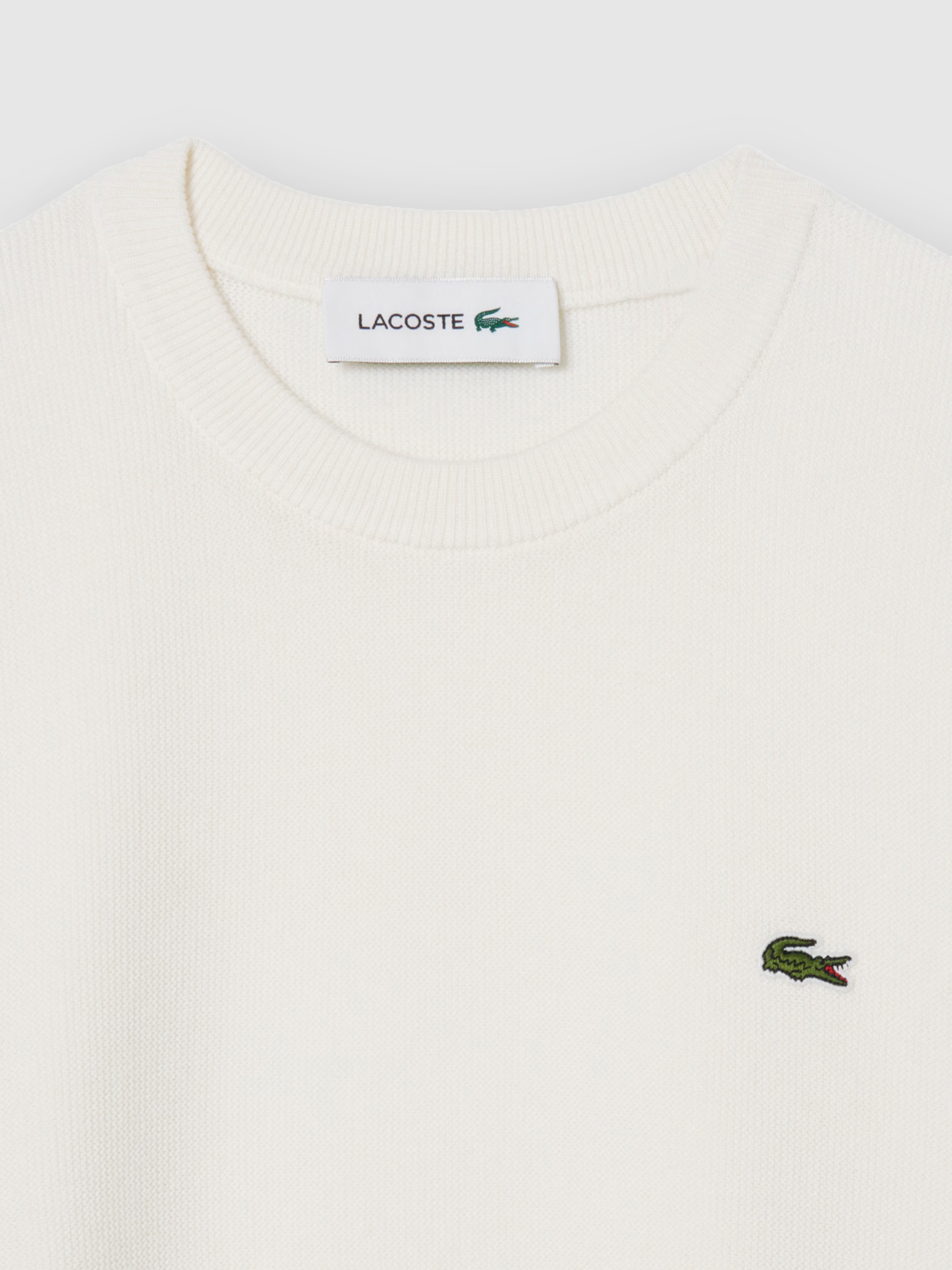 Pullover Woman Cream Lacoste