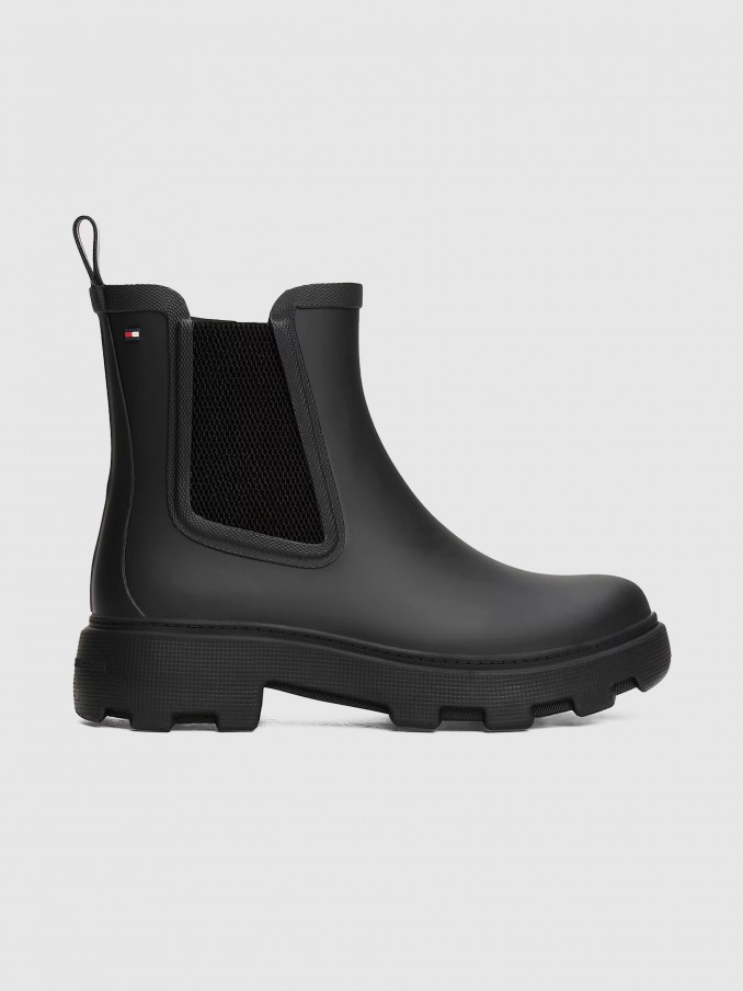 Botas Mujer Negro Tommy Jeans