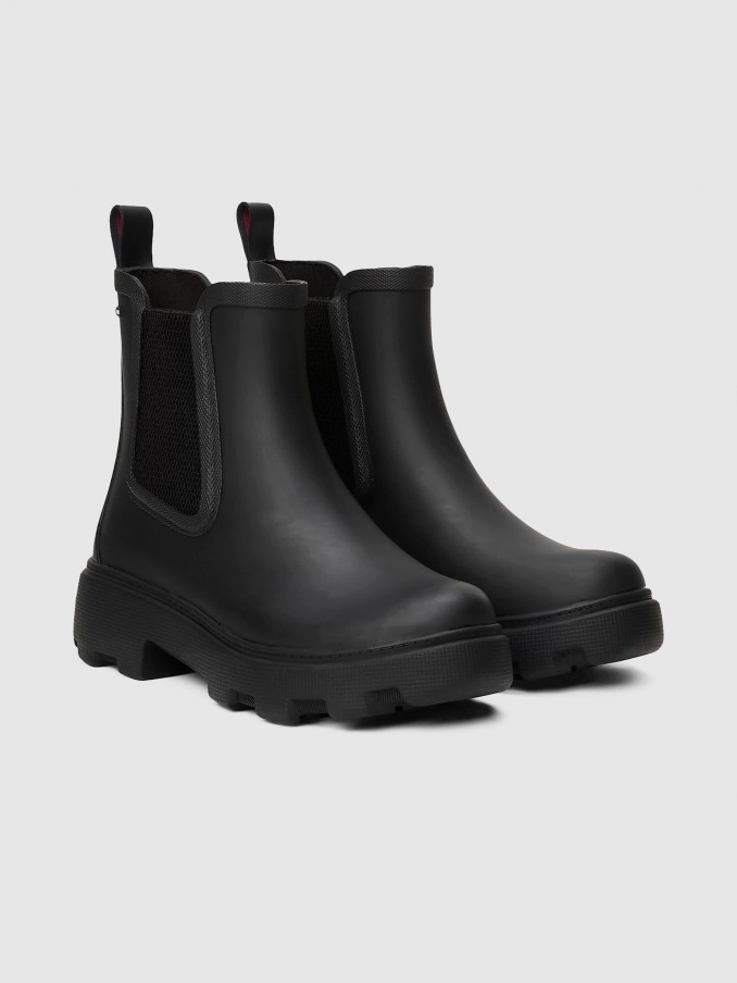 Botas Mujer Negro Tommy Jeans