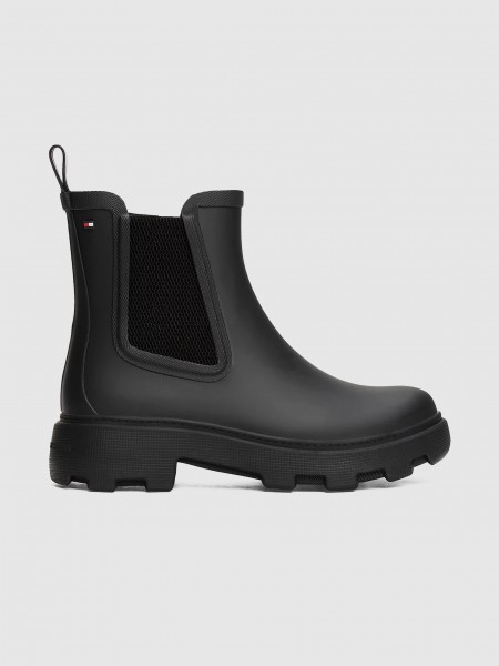 Botas Mujer Negro Tommy Jeans