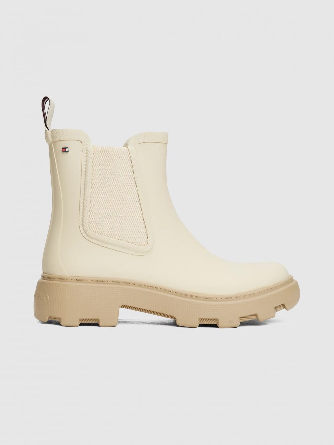 Botas Mujer Beige Tommy Jeans