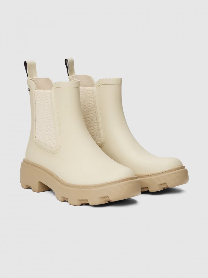 Botas Mujer Beige Tommy Jeans
