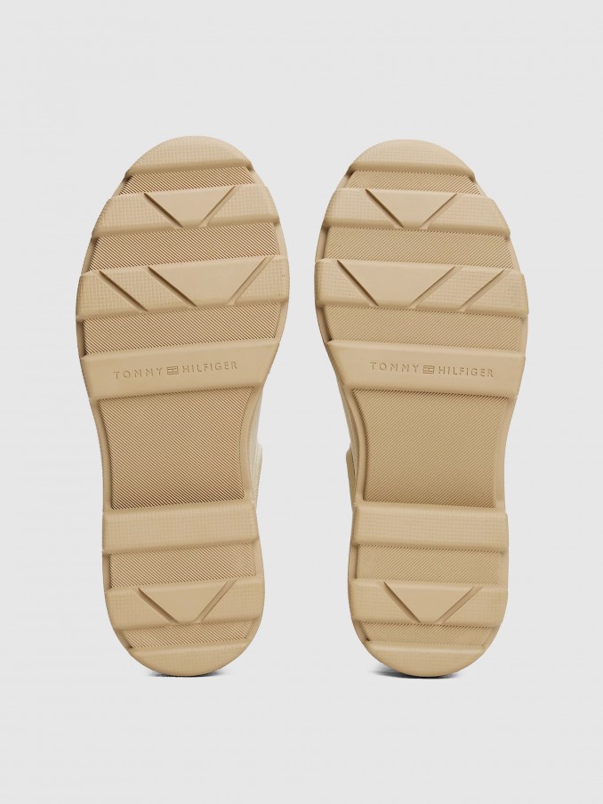 Botas Mujer Beige Tommy Jeans