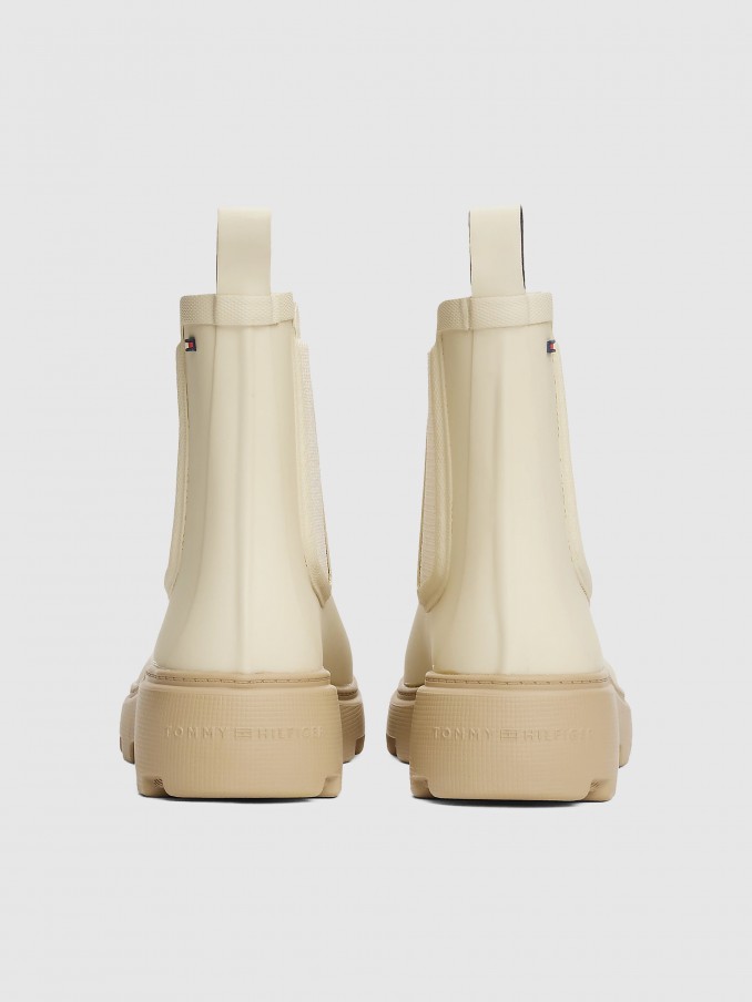 Botas Mujer Beige Tommy Jeans