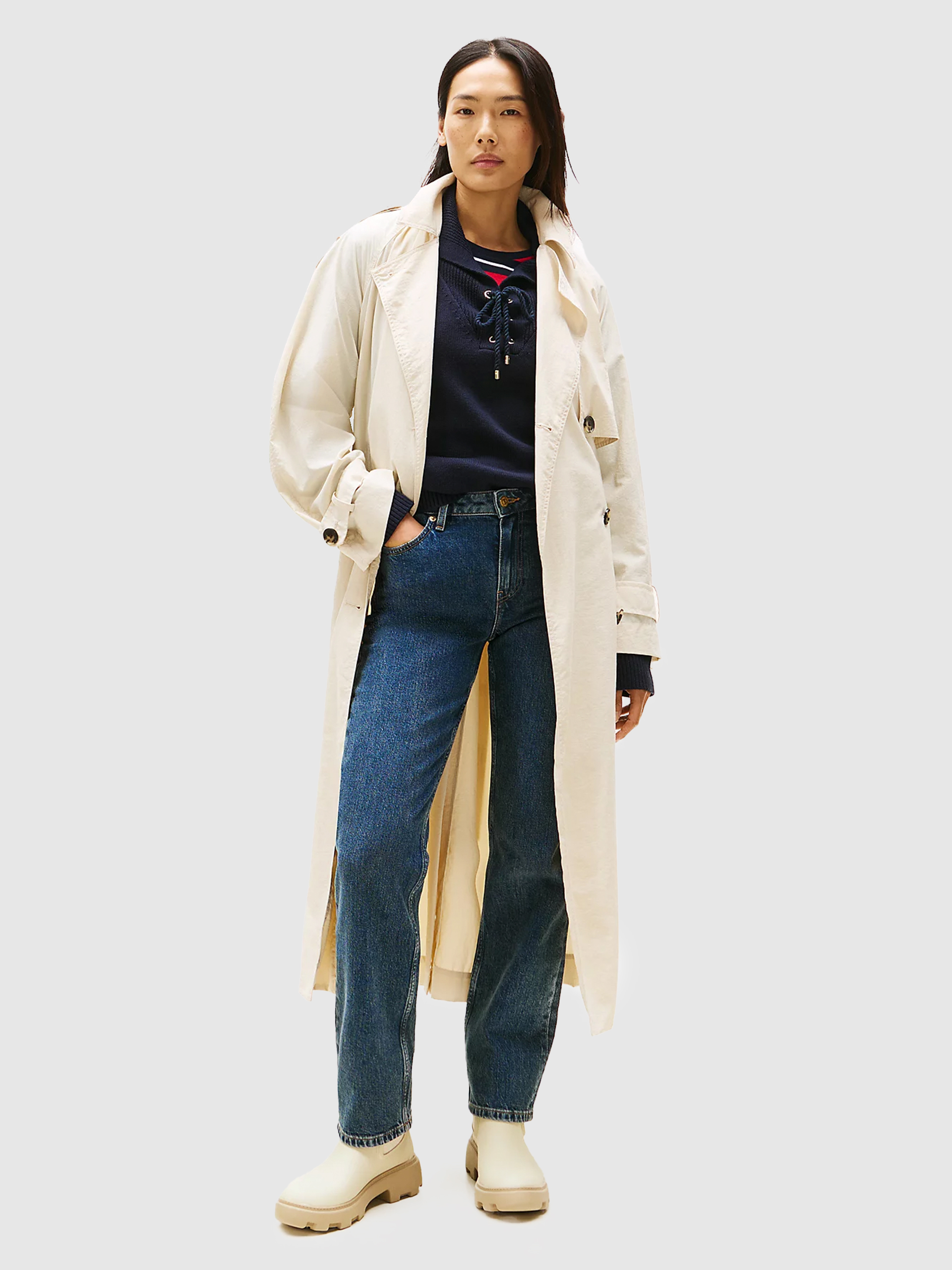 Botas Mujer Beige Tommy Jeans