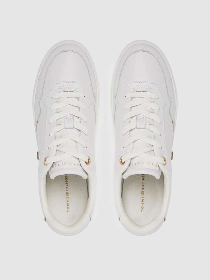 Sneakers Woman White Tommy Jeans