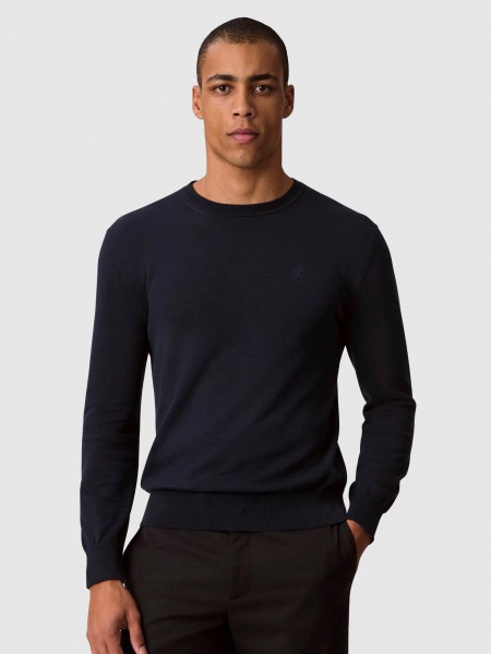 Pullover Man Navy Blue Calvin Klein