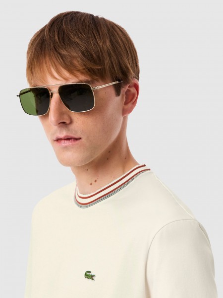 T-Shirt Man Cream Lacoste