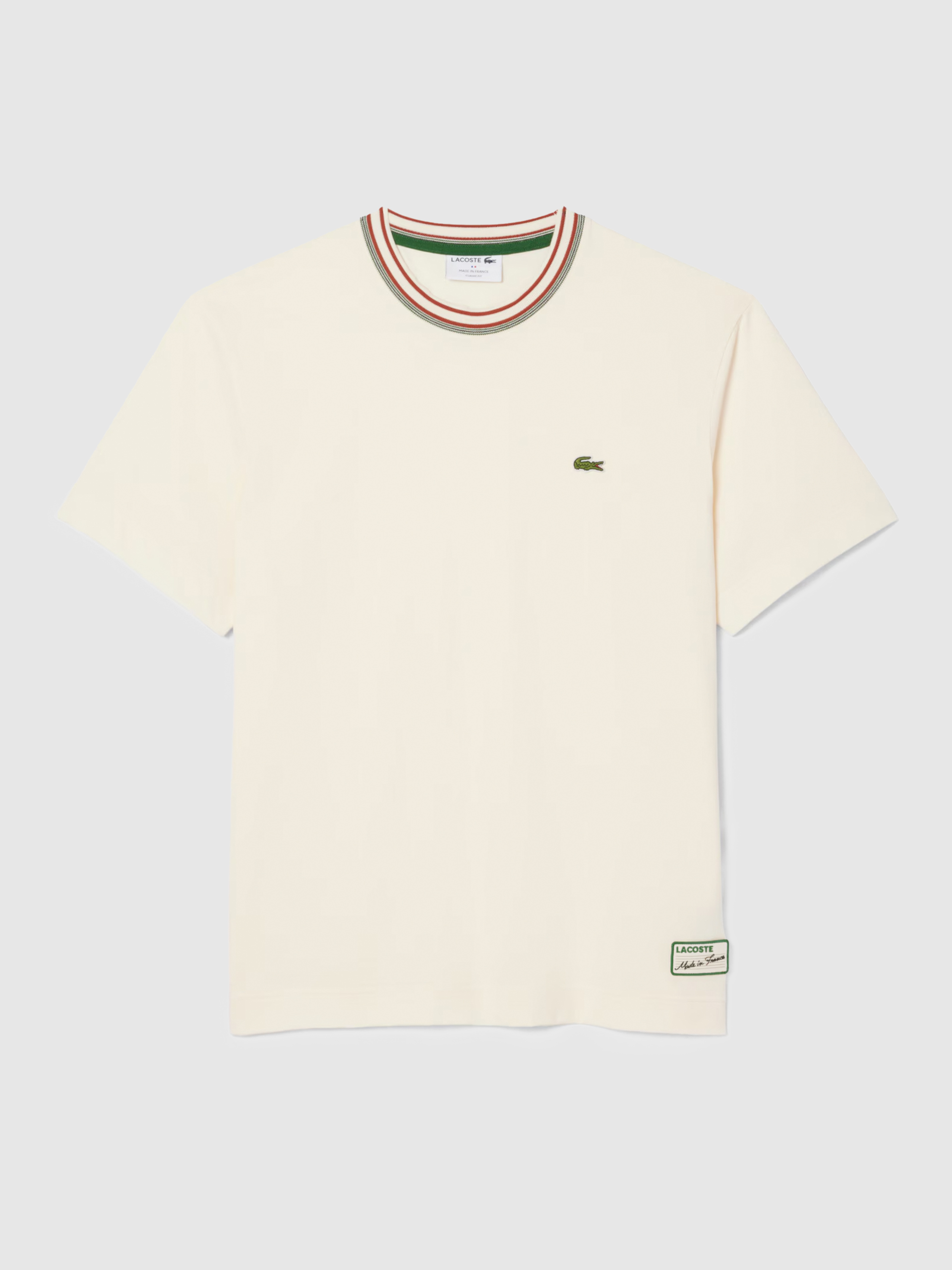 T-Shirt Man Cream Lacoste