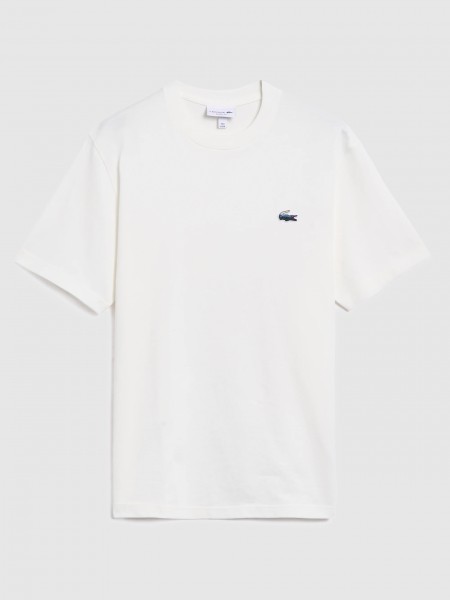 T-Shirt Man White Lacoste