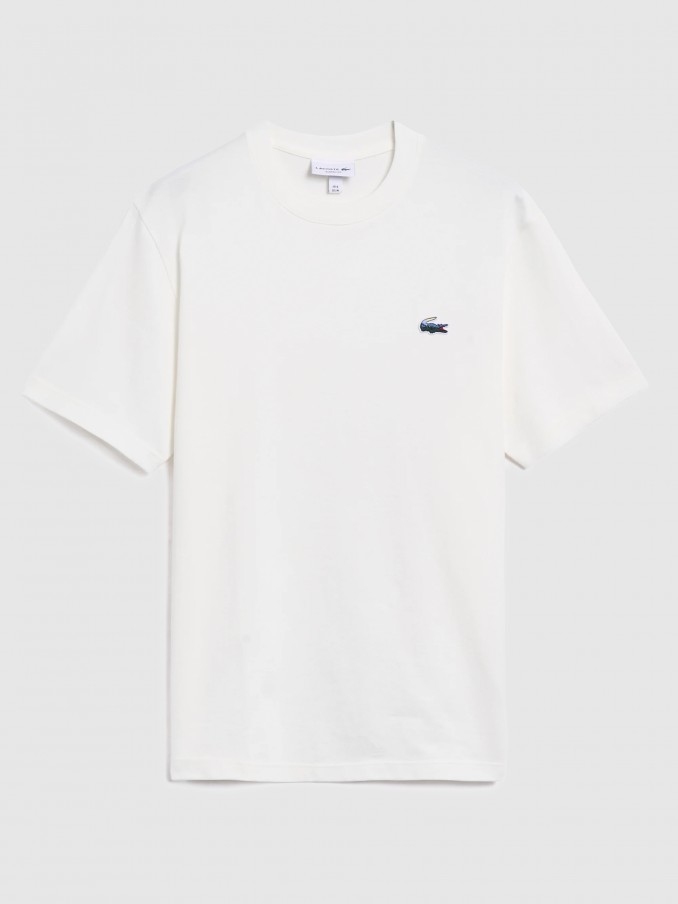 T-Shirt Man White Lacoste